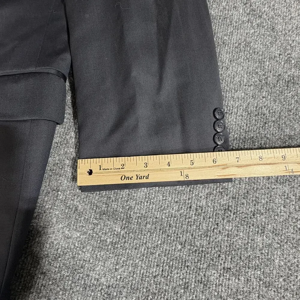Jos A Bank Blazer Mens 50L Blue Wool Traveler's Collection Two Button Coat